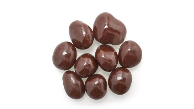 Chocolate coating (unsweetened chocolate, sugar, cocoa butter, soy lecithin (emulsifier), vanilla extract), Dry roasted peanuts, Glazing agent (coconut), Polishing agent

May contain: Tree nuts, Milk, Wheat, Sulphites