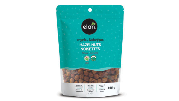 Organic filberts.