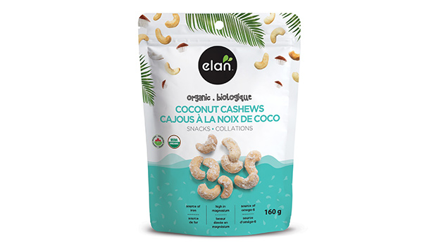 Noix de cajou rôties biologiques, Sucre de canne biologique, Noix de coco biologique, Huile de coco biologique, Sel rose d'himalaya, Maltodextrine biologique.