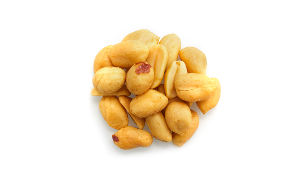 Peanuts, non-GMO canola oil, salt.
May contain: Tree nuts, Soy