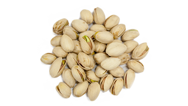 Pistachios, salt.