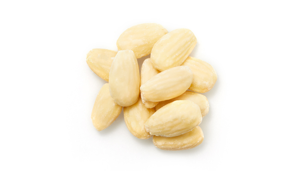 Almonds.
This product may occasionally contain shell pieces