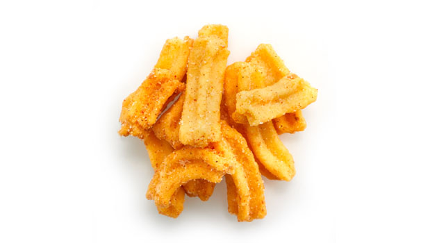 Wheat starch(wheat), Sunflower oil, Soybean solids (soy), Sugar, Salsa flavour [sugar, salt, vegetable powders (onion, tomato, garlic, capsicum), whey powder (milk), yeast extract, citric acid, spices (pepper, chilli, oregano), silicon dioxide, corn maltodextrin, corn Starch, natural flavour], Vegetable powders (onion, garlic), Salt, Barley malt extract, Soy sauce powder (soy, wheat), Chive flakes.