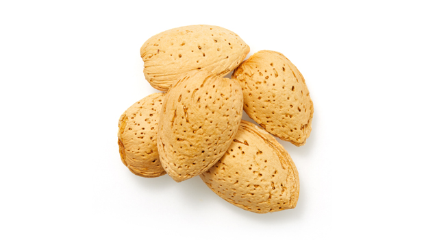 Amandes en écales.