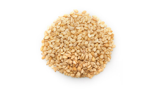 Natural sesame seeds.