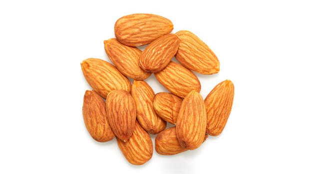 Organic almonds.This product may contain small shell pieces