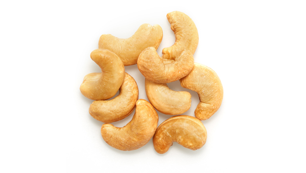 Organic cashews.
May contain: Peanuts, Other tree nuts, Soy