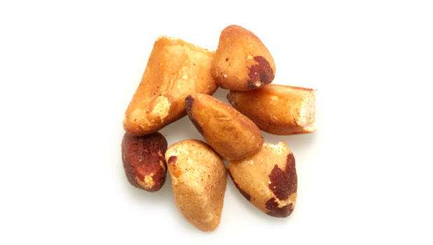 Organic brazil nuts.
May contain: Peanuts, Other tree nuts, Soy