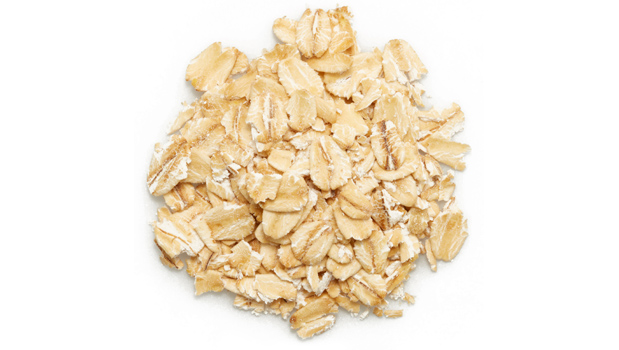 Organic rolled oats.