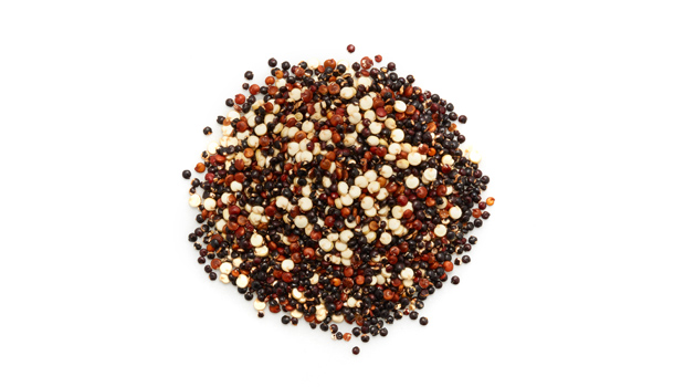 Quinoa rouge biologique, quinoa blanc biologique, quinoa noir biologique.