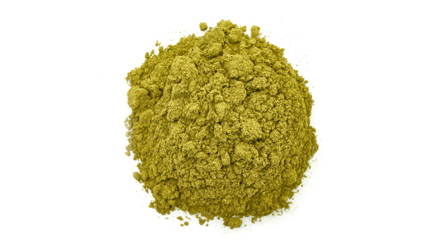 Organic stevia powder.