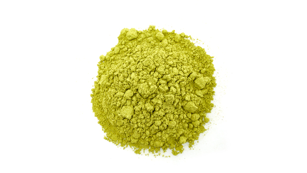 Organic moringa leaf powder.