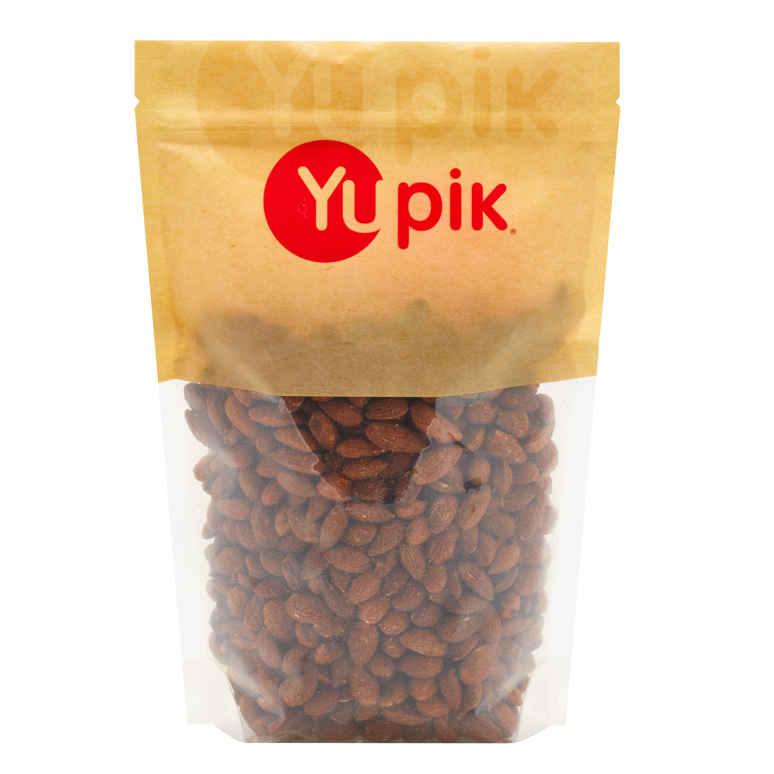 Almonds, Smoked seasoning [sugars (maltodextrin), salt, natural smoke flavour, yeast extract, hydrolyzed plant proteins (corn, soy), silicon dioxide (anti-caking agent)],  Non-GMO canola oil
This product may occasionally contain shell pieces