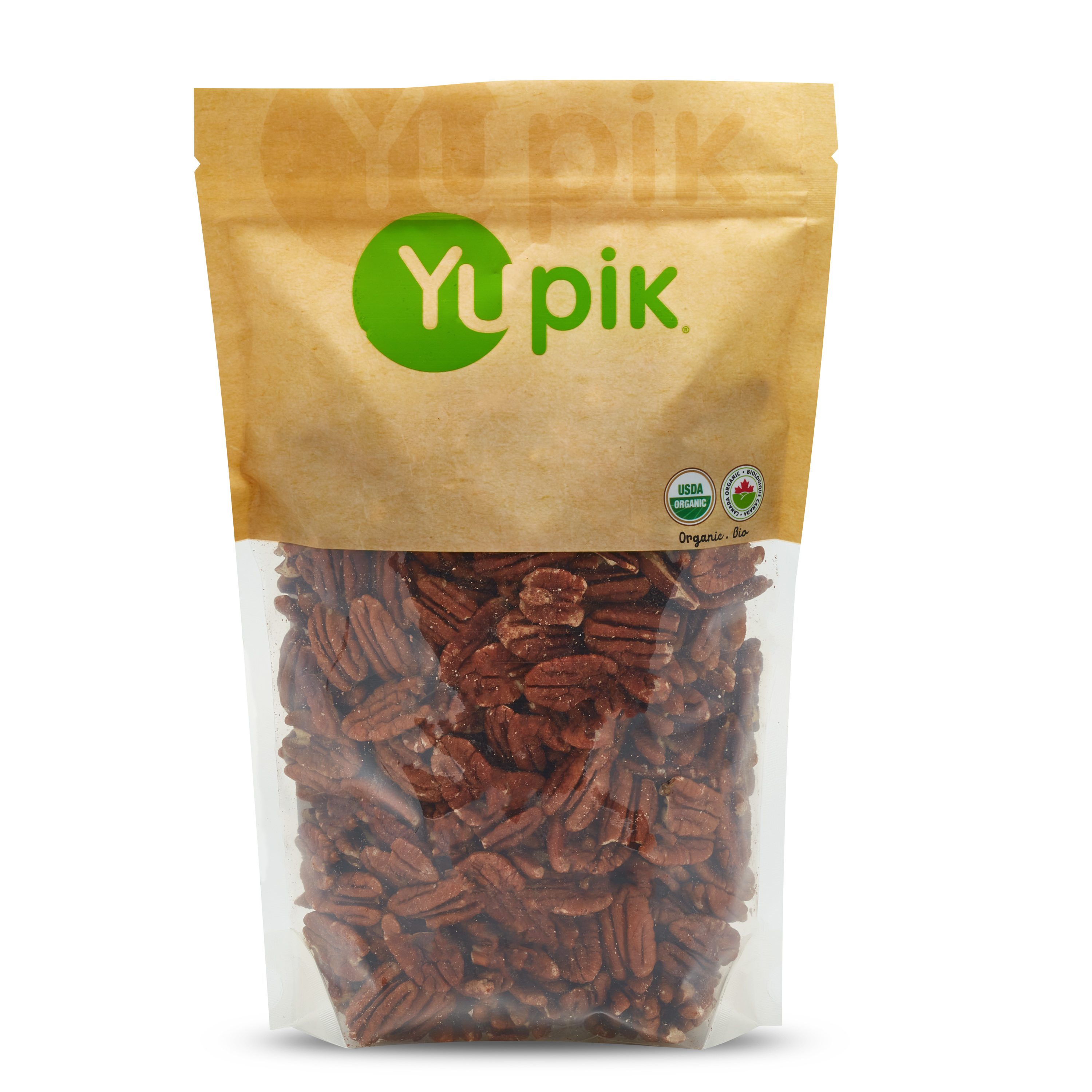 Organic pecans.

This product may occasionally contain small shell pieces