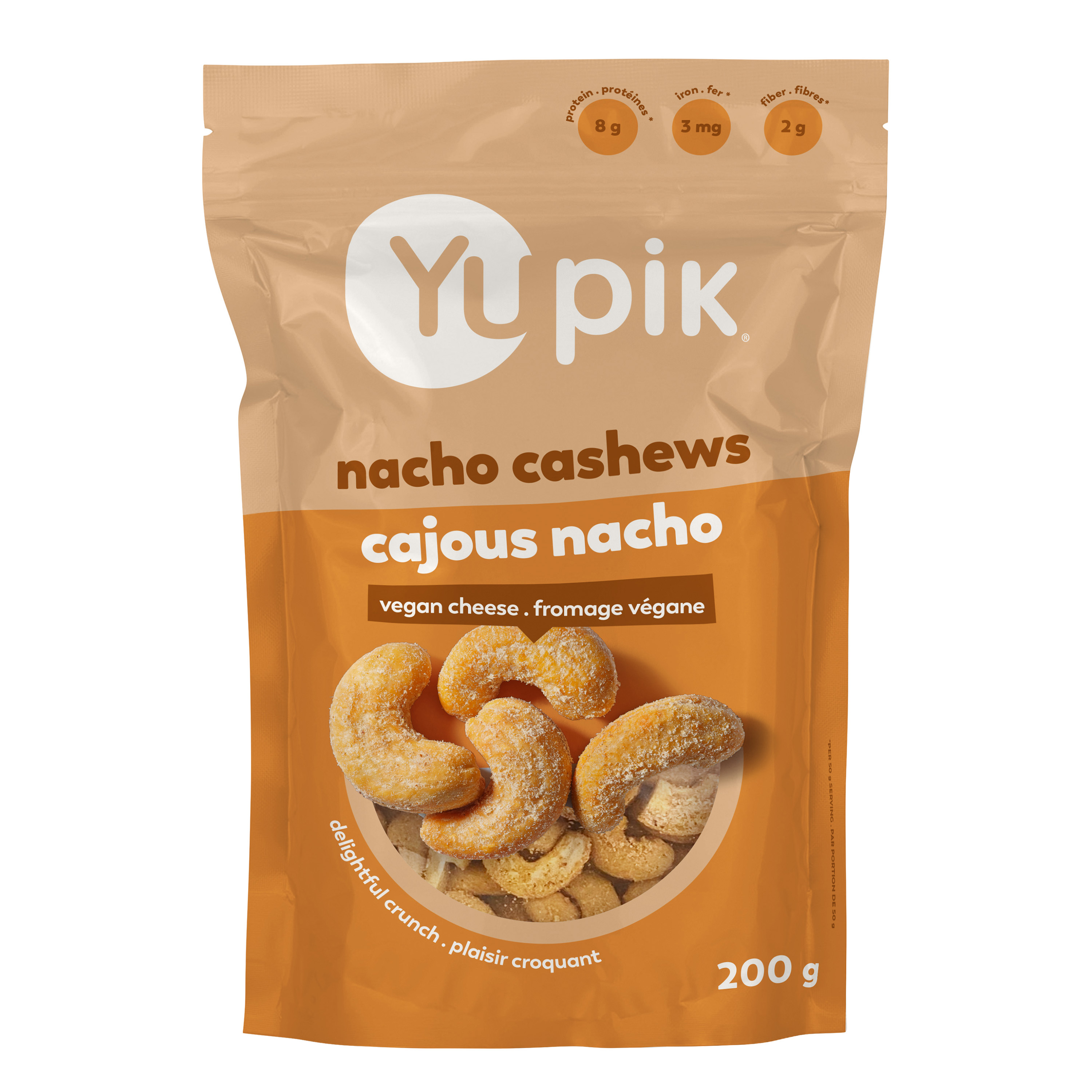 Roasted Cashews, Seasoning (spices, herbs, maltodextrin, salt, yeast extract, natural flavor, dehydrated mushroom, paprika extract, lactic acid, citric acid, white distilled vinegar, silicon dioxide), Vegetable oil.