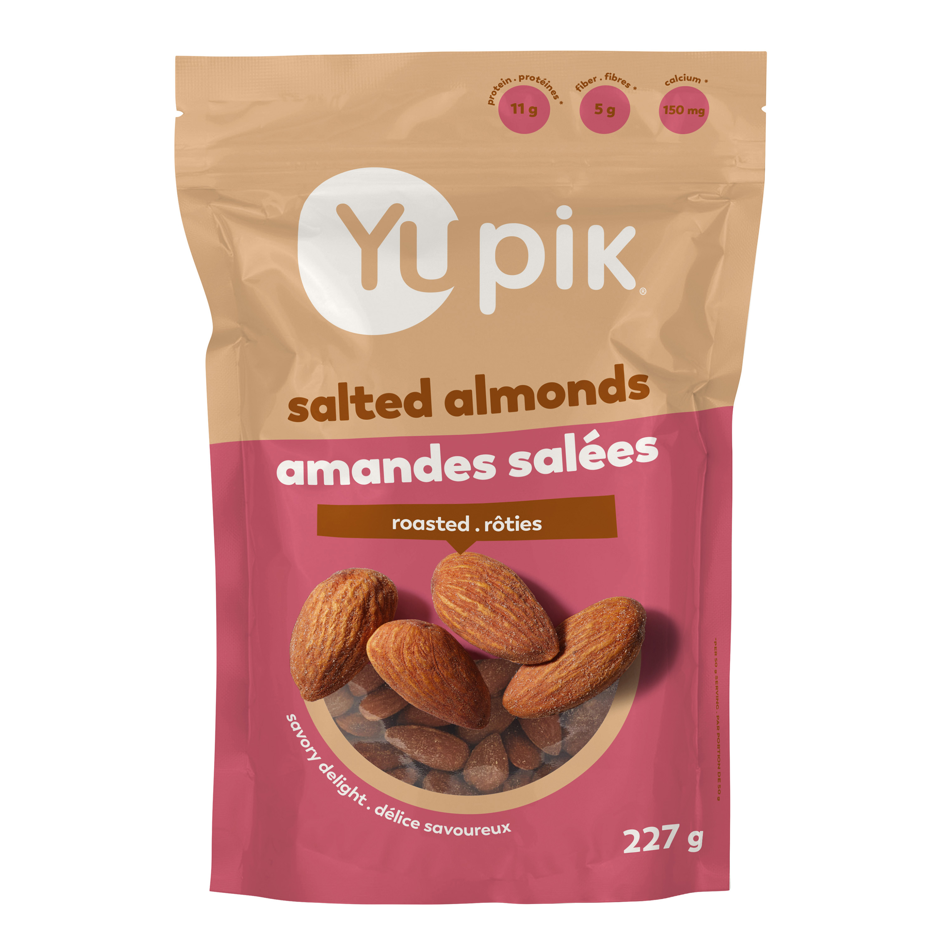 Amandes, Huile de Canola sans OGM, Sel.